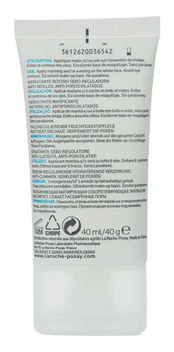 La Roche-Posay Tratamiento Hidratante Reduce Poros Matificante Effaclar Mat 40 mL