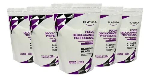 Polvo Decolorante Blondie Blanc Plasma 700gr X5 Unidades