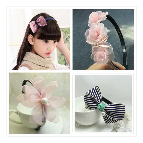 3x Diadema De Plástico Uds., Banda Para El Cabello Diy, Aro