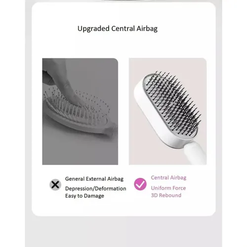 Cepillo De Cabello Autolimpiante Con Cojín De Aire 3d