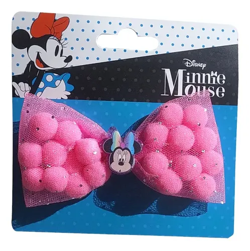 Hebillas Minnie Moño Accesorios P/ El Pelo Disney Color Minnie Mouse Dmi6161