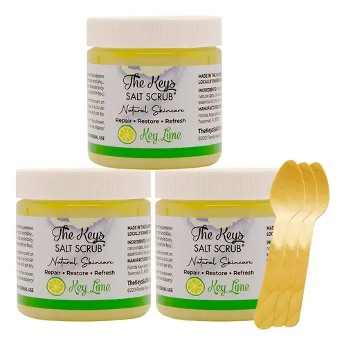 Exfoliante Corporal The Keys Sea Salt Con Lima, 100 Ml, Paqu