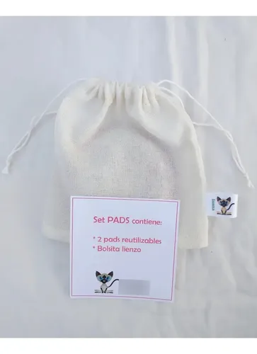 Set Pads X2 Discos Desmaquillantes Microfibra Reutilizables