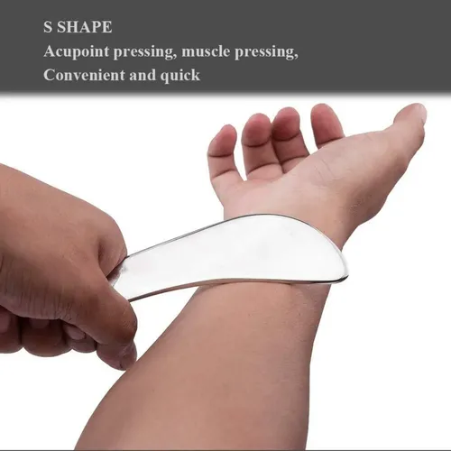 Herramienta De Masaje Para Raspar Guasha De Acero Inoxidable