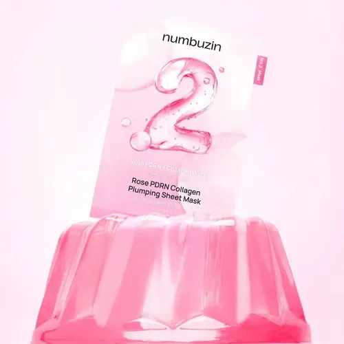 No.2 Rose Pdrn Collagen Plumping Sheet Mask Mascarilla