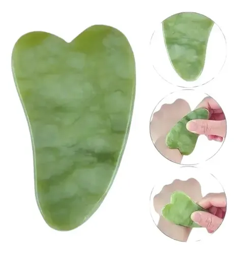 Piedra Gua Sha Masajeador Facial Flacidez Arrugas Natural