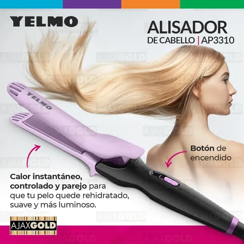 Alisador Planchita Para Cabello Lila Yelmo Ap-3310