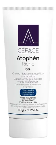 Cepage Atophén Riche Hidratación Facial Intensa Pieles Secas Sensibles Atópicas Hidratante Nutritiva