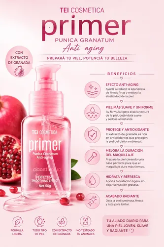 Primer Facial Tei Granada Anti Age Prebase Maquillaje