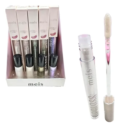 Gloss Glitter Meis Labios Ojos Iluminador Efecto Fijo