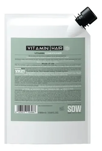 Acondicionador Sow Recargable Vitamin Hair 1000ml