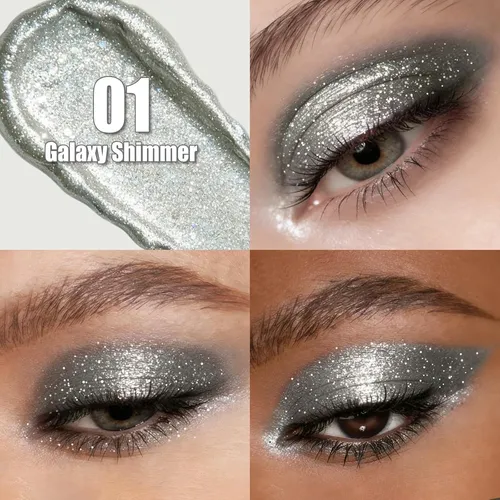 Sombra Líquida Con Brillo Y Efecto Glitter Qic 01 Vía