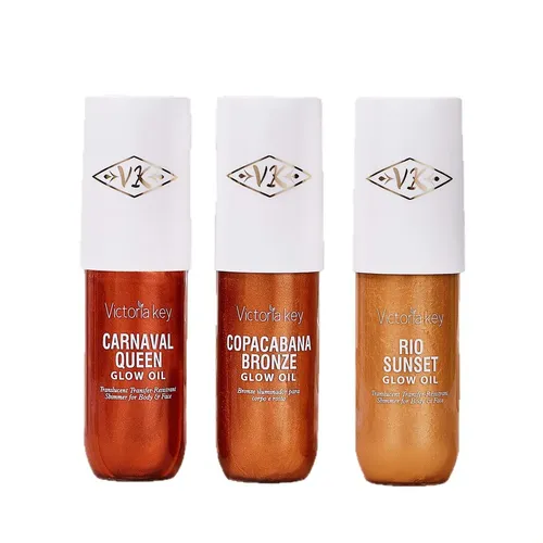 Aceite Corporal Iluminador Glitter Spray 3 Colores 40ml