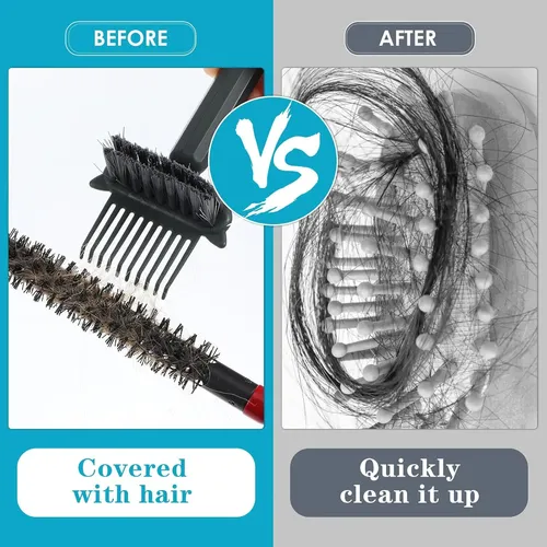 Herramienta Limpiadora For Cepillos De Pelo 2 En 1, -ll