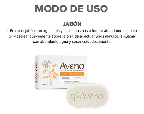 Pack 3 Aveno Jabón Compuesto Emoliente Pieles Sensibles
