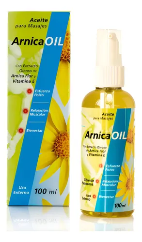 Arnica Oil Aceite Para Masajes Antiinflamatorio X 100ml