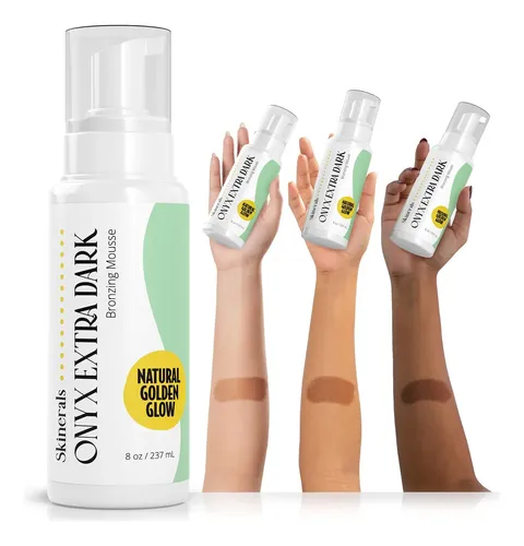 Mousse Autobronceadora Skinerals Organic Extra Dark, 240 Ml,