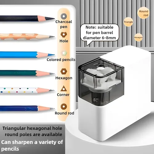 Sacapuntas Eléctrico, Batería De Sacapuntas Portátil