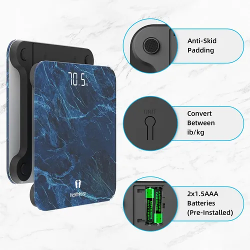 Báscula De Baño Digital De Alta Precisión Con