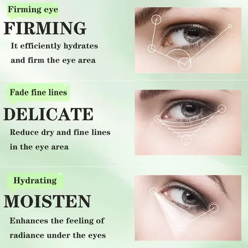 Parches Hidratantes Para Ojos Con Colágeno Y Ácido