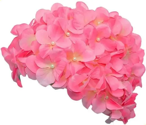Gorro De Baño Retro Con Estampado Floral Vintage