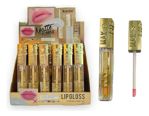 Brillo Labial Voluminizador Instantaneo Engrosador Pack X 2