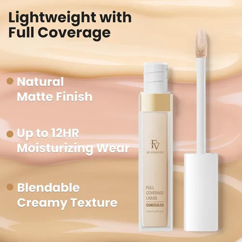 Corrector Líquido Mate Fv Para Ojeras Y Acné 01 Beige