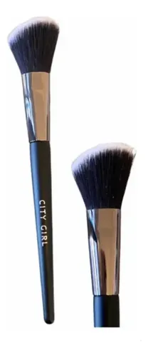 Brocha Para Contorno Y Rubor City Girl X 1 Unidad Negro
