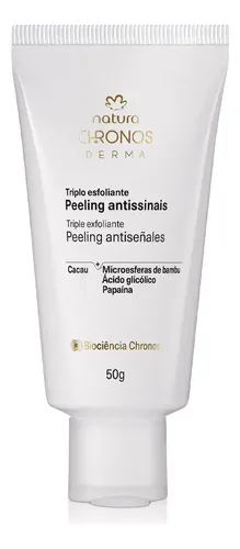 Triple exfoliante peeling antiseñales Chronos Derma Natura