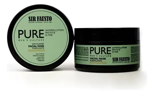 Facial Mask Pure Dtox 100ml Sir Fausto Mascara Hombre