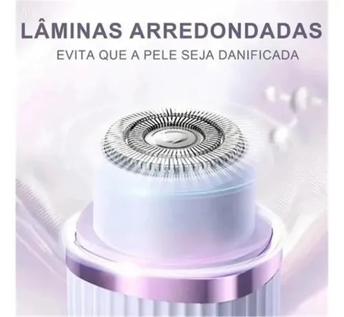Depiladora Eléctrica Mujer Recargable Usb Portátil Sin Dolor