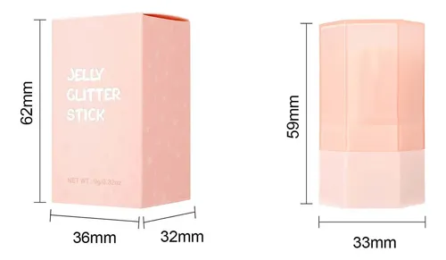 Iluminadores Bronzers Jelly Highlighter Stick Shimmer, 9 G