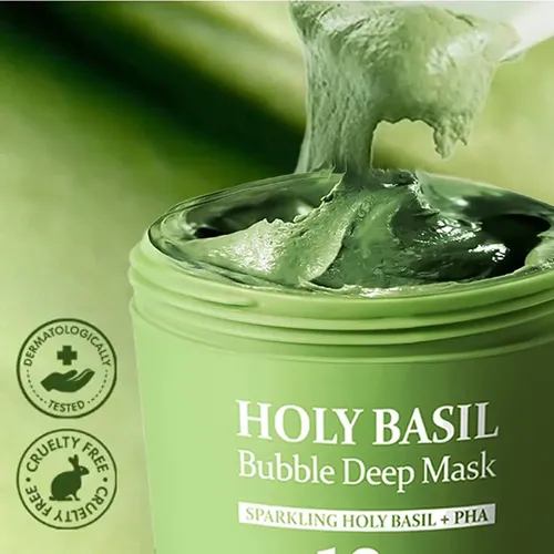 Mascarilla Facial Holy Basil Bubble Deep Mask 90g Todo Tipo De Piel