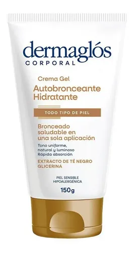 Dermaglós Corporal Autobronceante Crema Gel Hidratante