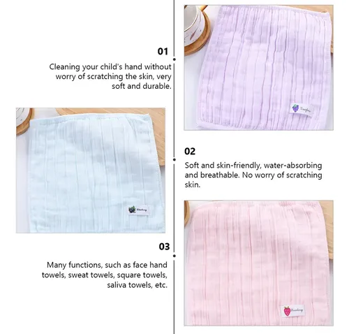 Toallitas Cuadradas Absorbentes Para Rostro, 4 Uds.