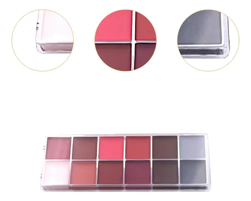 Paleta De Maquillaje Para Rostro Y Cuerpo, Maquillaje Profes