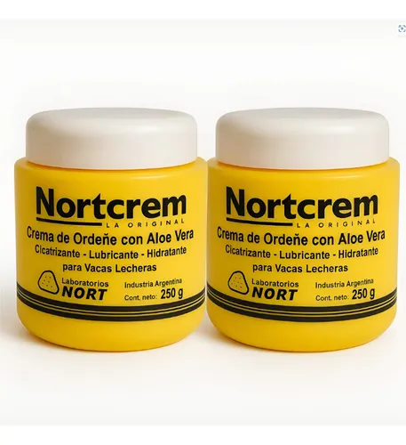 Crema De Ordeñe Con Aloe Y Avena Nort X2 X 250gr La Original