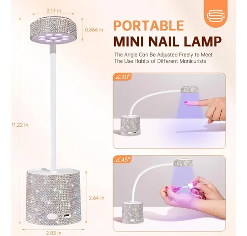 Lámpara De Uñas Uv Led Christine Shelly, Secado Rápido
