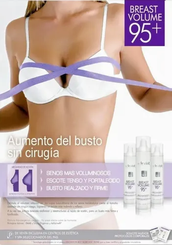 Breast Volumen +95 Idraet X 100ml. Aumenta Busto Y Glúteos.