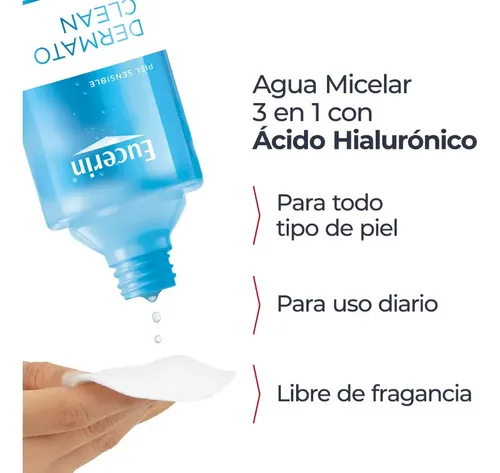 Loción Micelar Limpiadora 3 En 1 Eucerin Dermatoclean 200ml