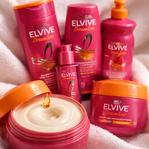 Combo 5 Productos Elvive Dream Liso Efecto Keratina