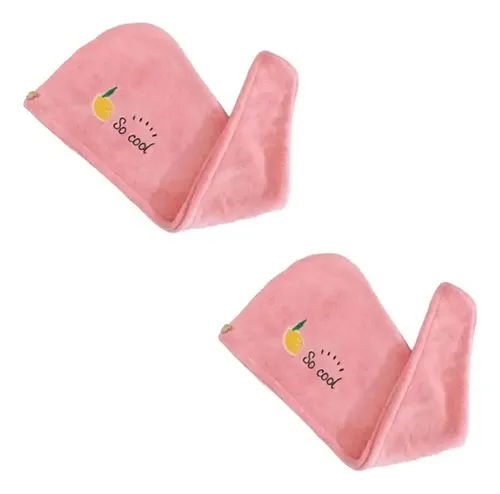 2 Gorros Cabello Microfibra Toalla Mamá E Hija