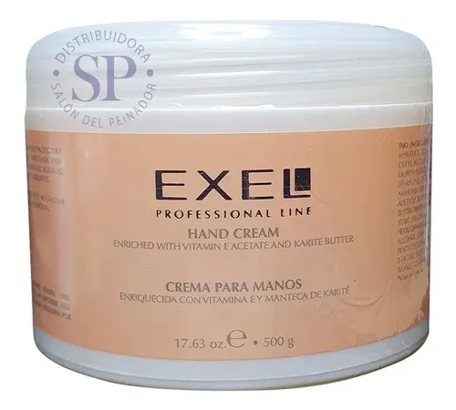 Crema Para Manos Karite Silicona Vitamina E Exel X 500gr