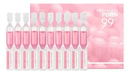 Medicube Salmon Dna Pdrn Rosa Sérum de Un Día 10 Ampollas Tipo de Piel Todo Tipo de Piel