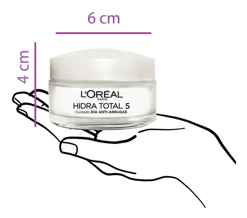 Crema Anti Arrugas L´oréal Paris Hidra Total 5 X 50ml Momento de aplicación Día Tipo de piel Todos