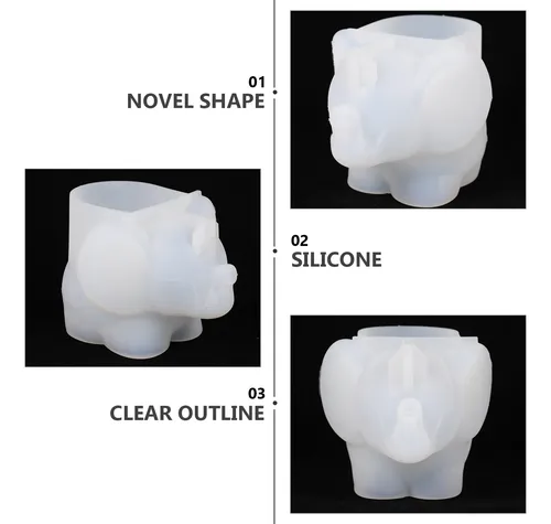 Esponja De Maquillaje De Silicona Epoxi Con Forma De Elefant