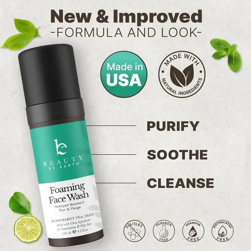 Limpiador Facial Espumoso Beauty By Earth Con Natural Ingred