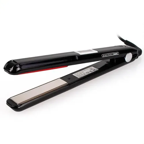 Hair Straightener, Infrared Straight Clip, Curling Iron Negro