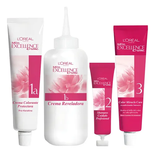 Tintura Permanente Excellence Creme Loreal Paris X 47 Gr Tono 3.0 Castaño oscuro