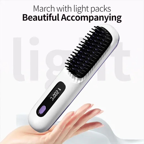 Plancha De Pelo Portátil Inalámbrica Usb Quick Heat 30s .